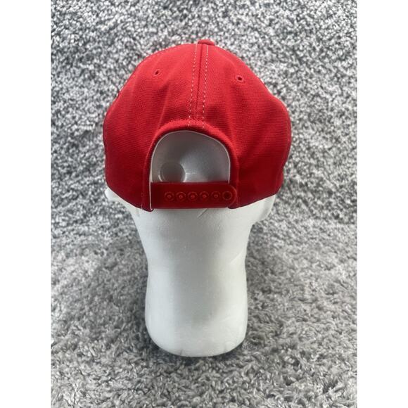 Vintage Trucker Hat Cap Snapback Red White Ted Fletcher Sports Canada Maple Leaf - Picture 9 of 10